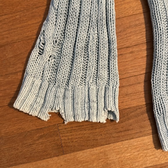 NWT! Anthropologie pilcro surf destroy ruggedcable knit pullover sweater - Picture 6 of 7